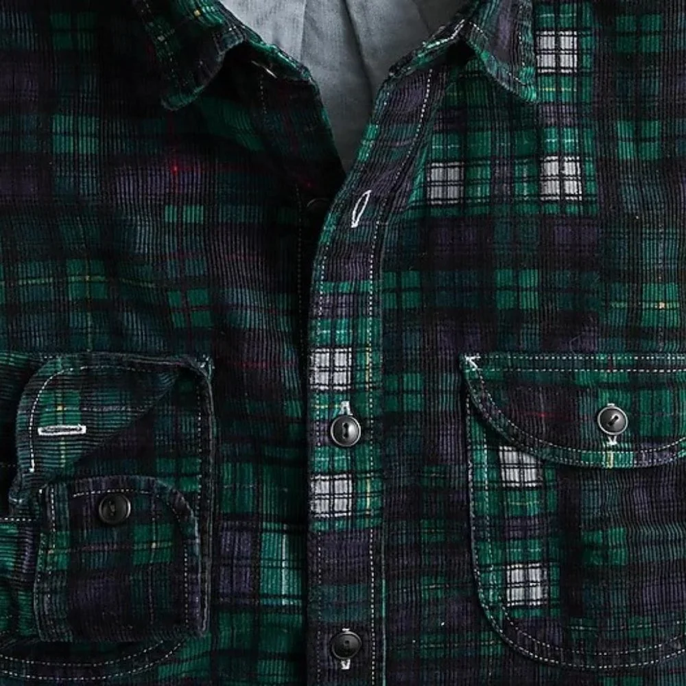 J. Crew Men’s Garment-dyed Corduroy Workshirt M